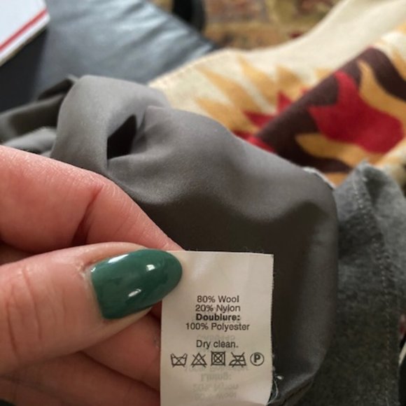 Madewell Atelier Gray Wool Blend Skirt - Picture 14 of 15